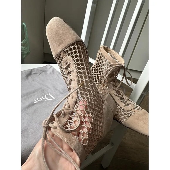 Dior Naughtily-D 3cm Mesh Ankle Boot 40 - Picture 11 of 11